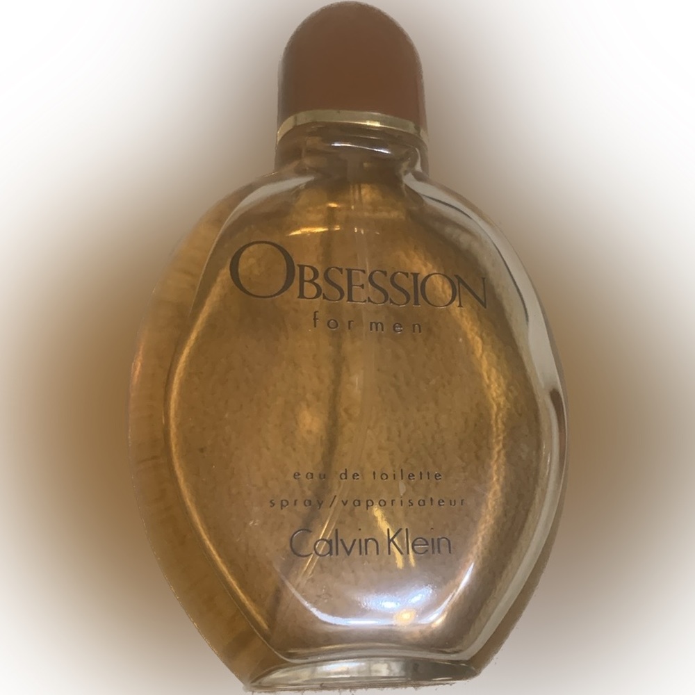 Men's Obsession Cologne 3/4 full